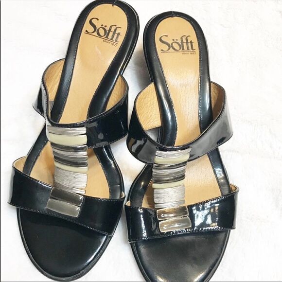 Sofft | embellished sandals Sz 8W - Picture 1 of 6